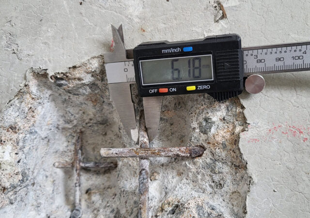 Auscultation-structurelle-armatures-balcon-à-Nantes